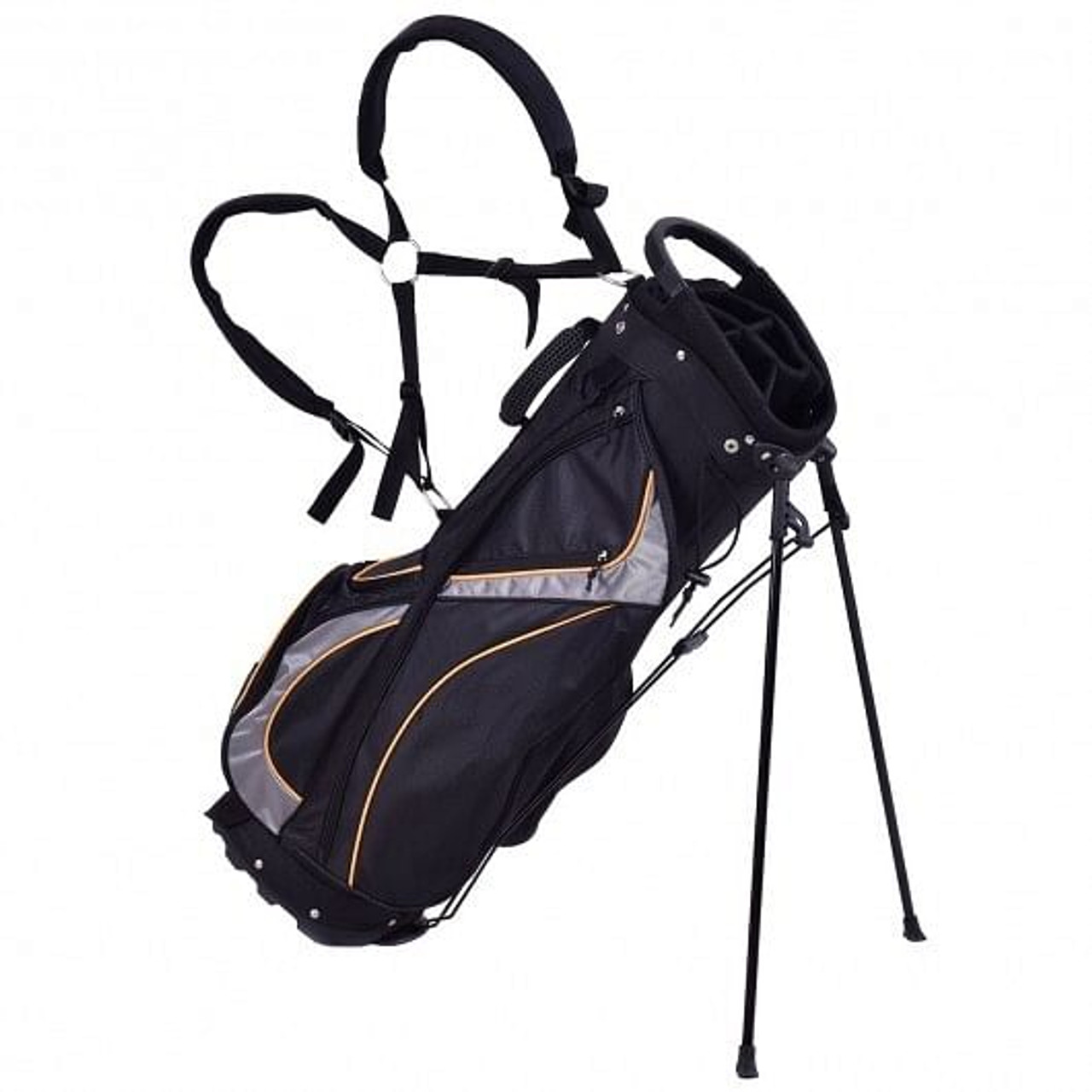 9 Inch Golf Stand Bag Divider Carry Pockets Storage