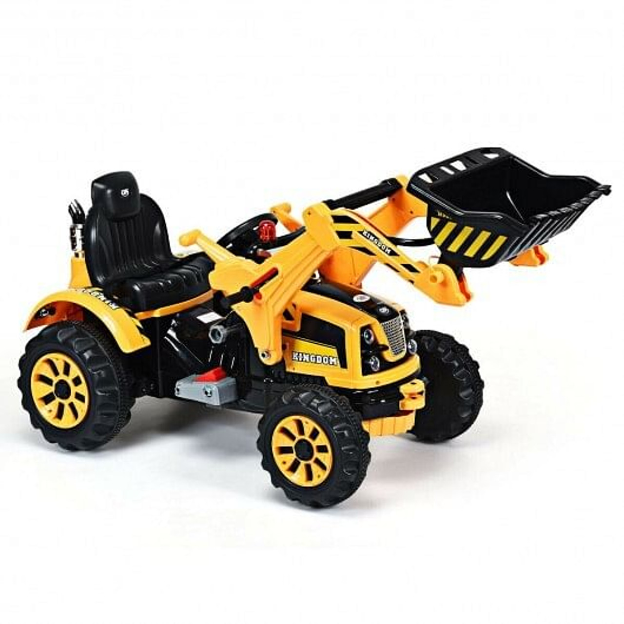 12 V Battery Powered Kids Ride on Dumper Truck-Yellow.