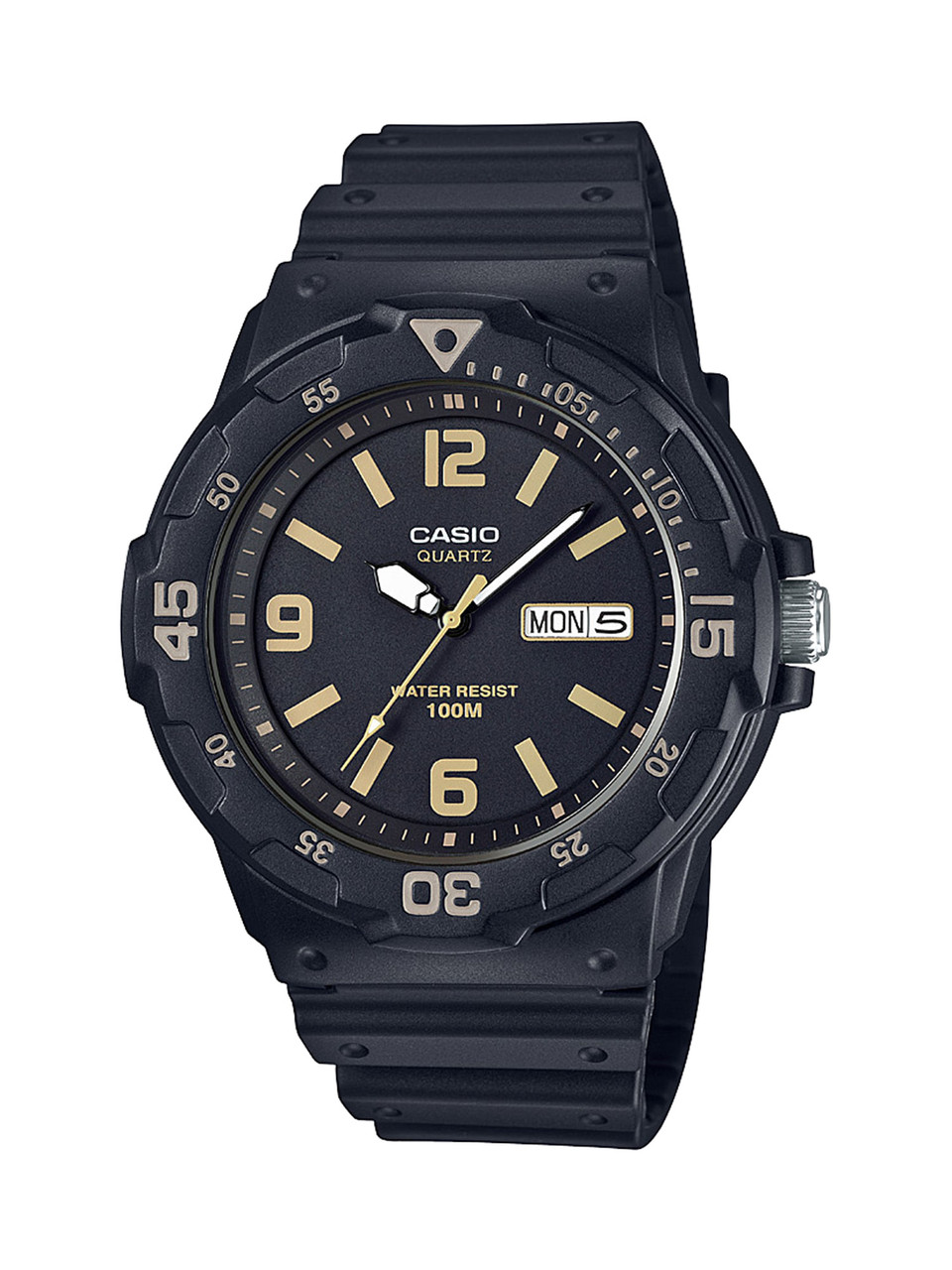 Casio Men's 'Classic' Quartz Resin Casual Watch, Color Black (Model: MRW-200H-1B3VCF)