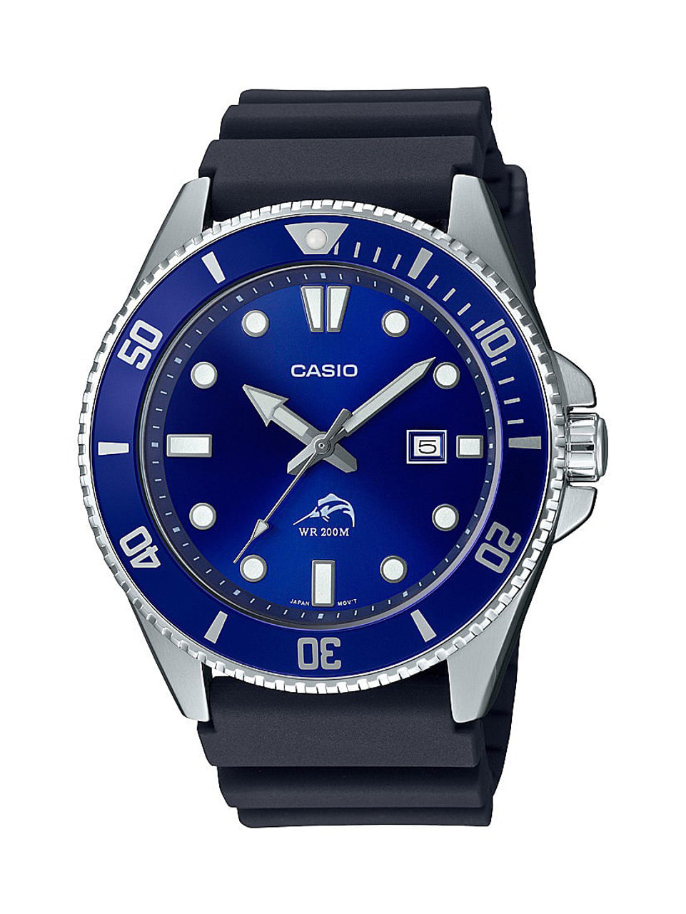 Casio Men's Diver Inspired Black Resin Strap Watch.........