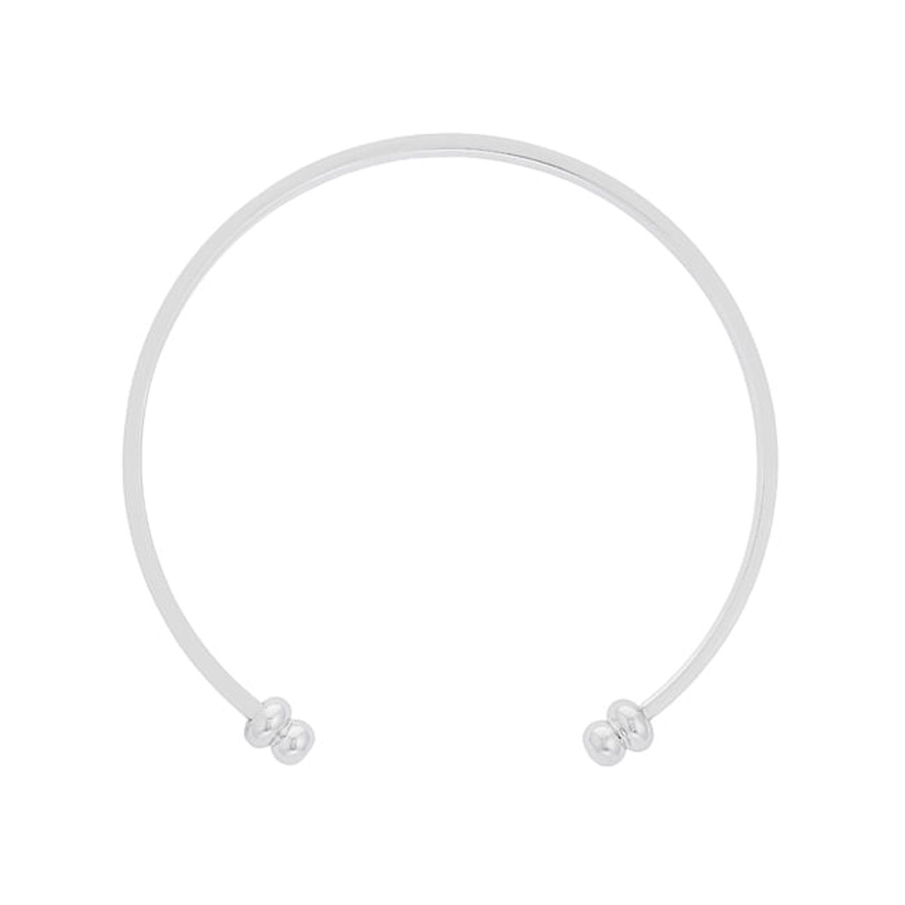 Channel-Set Clear Crystal Cuff Channel-Set Clear Crystal Cuff