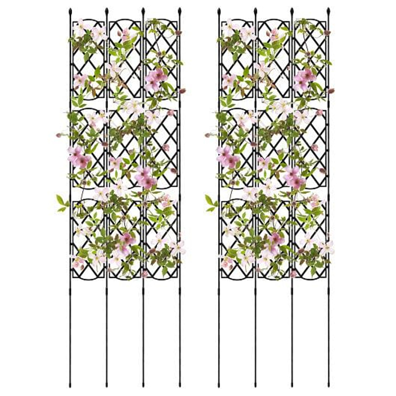 3-Pack Outdoor Plant Support Frame for Raised Garden Bed