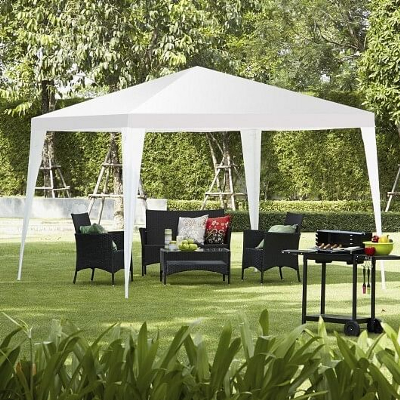 10 x 10 Feet Outdoor Wedding Canopy Tent for Backyard