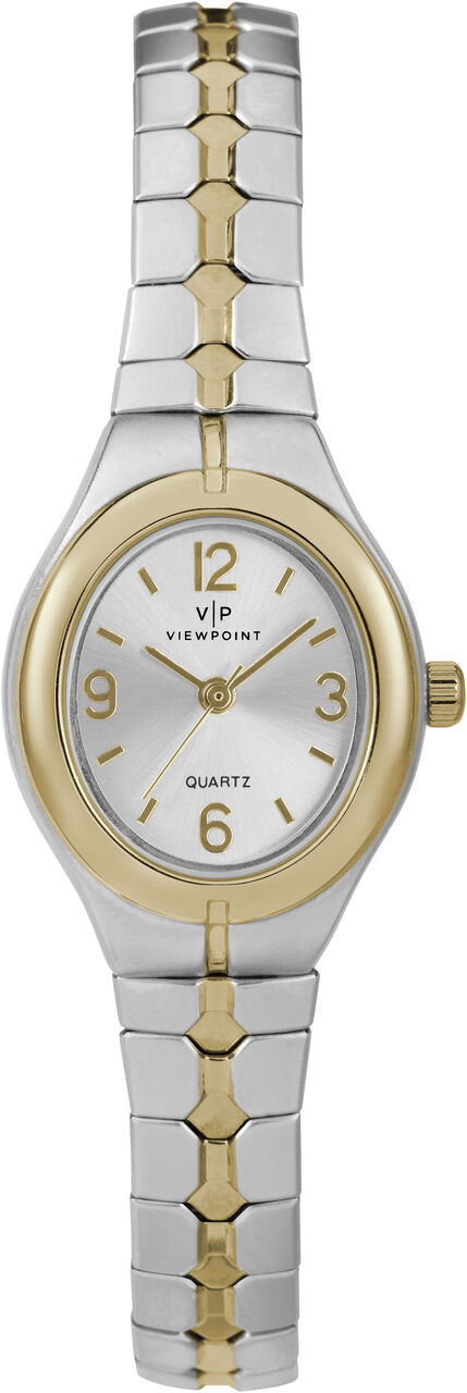 Viewpoint by Timex CC3D83200 Women's Two-Tone Stainless Steel Expansion Band Watch