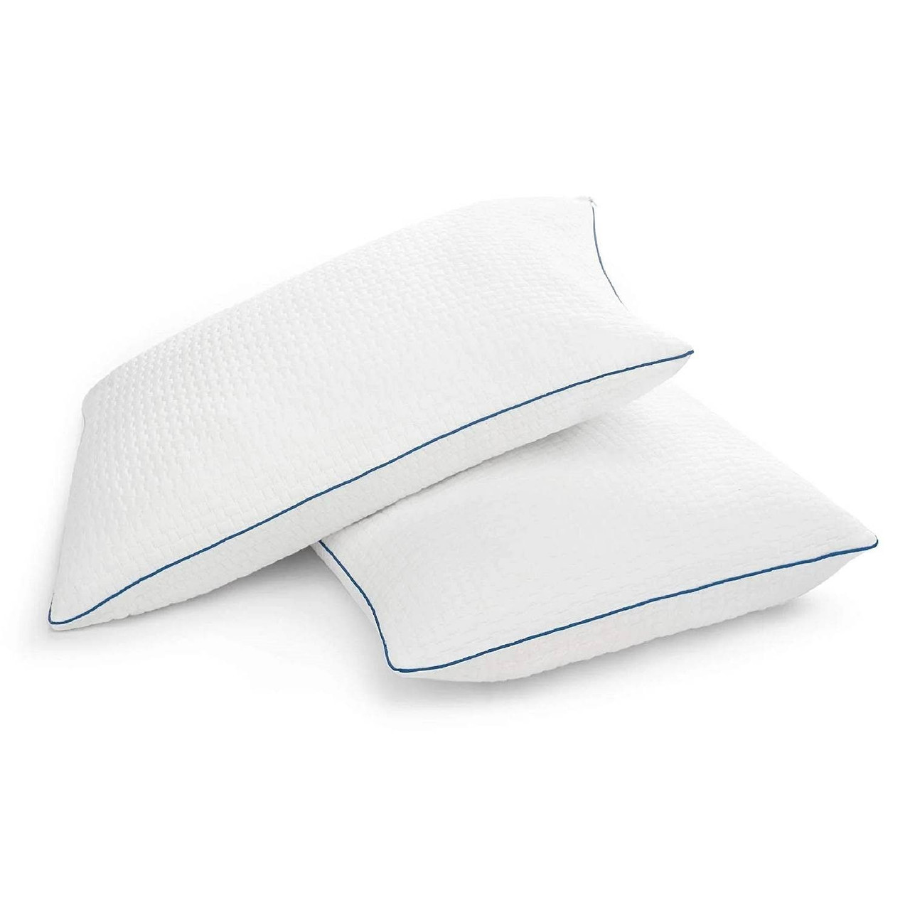 Set of 2 Queen size Memory Foam Pillow with Removable Machine Washable Cover Set of 2 Queen size Memory Foam Pillow with Removable Machine Washable Cover