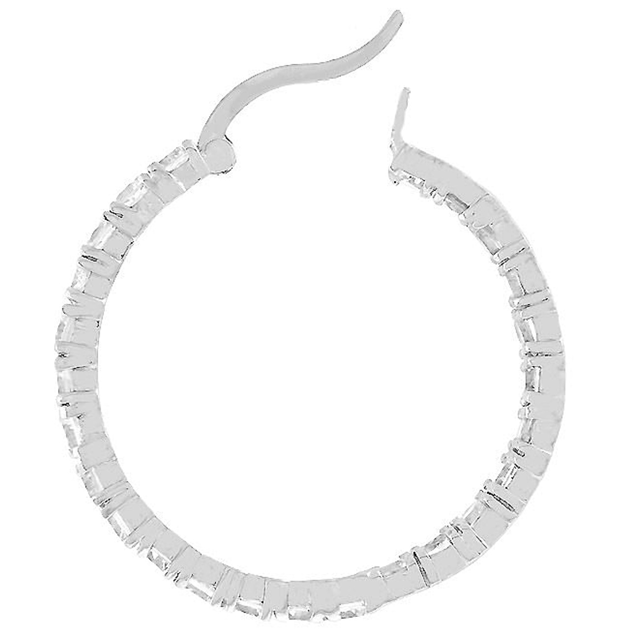 Eternity Hoop Earrings Eternity Hoop Earrings