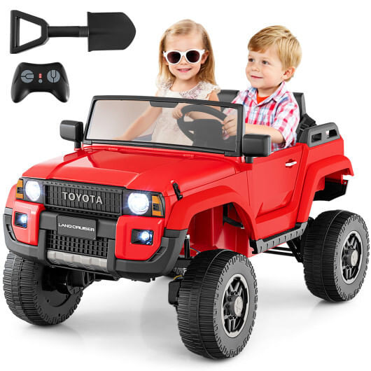 24V 2 Seater Ride on Car 4WD/2WD Switchable for Kids with Remote for Ages 3+-Black