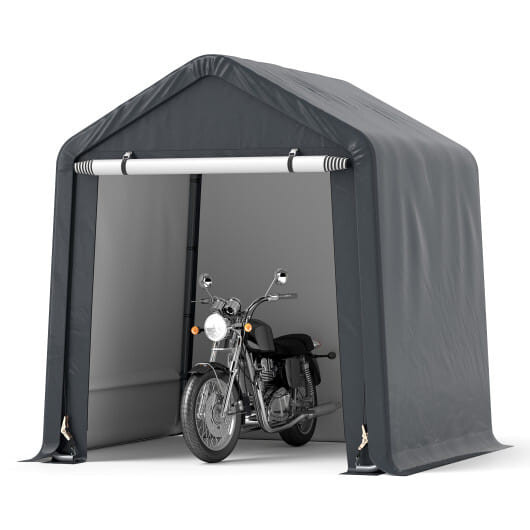 6 x 6.5/8 x 6.5 Feet Portable Motorcycle Outdoor Storage Shelter-8 Feet