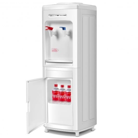 5 Gallons Hot and Cold Water Cooler Dispenser with Child Safety Lock