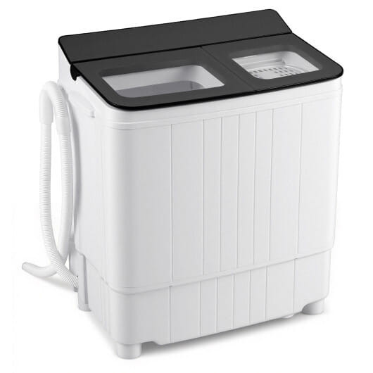 Portable Washing Machine 18 lbs Mini Laundry Machine with 11 LBS Washer-Blue