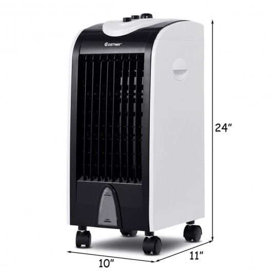 3-in-1 Portable Evaporative Air Cooler with Filter Knob for Indoor