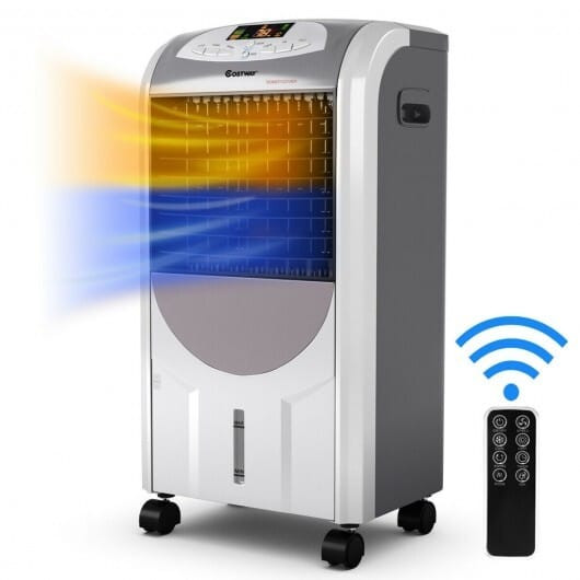 Portable Air Cooler Fan with Heater and Humidifier Function