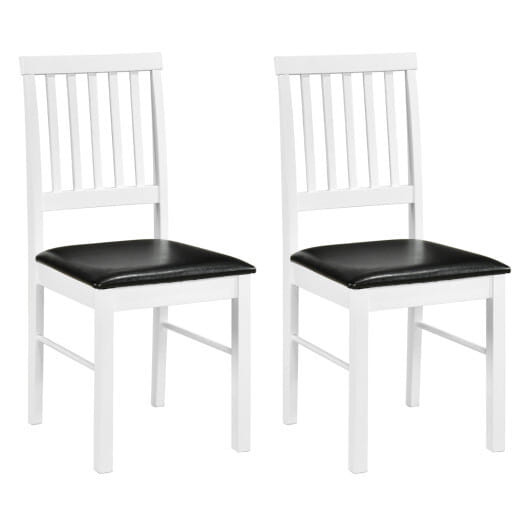 Dining Chairs Set of 2 Modern Mid Century Dining Room Chairs-White
