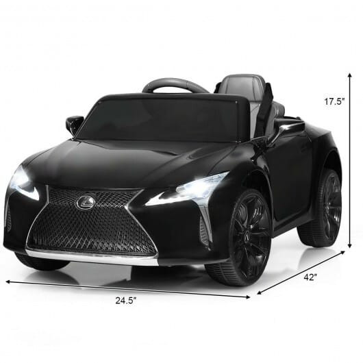 Kids Ride Lexus LC500 Licensed Remote Control Electric Vehicle-White