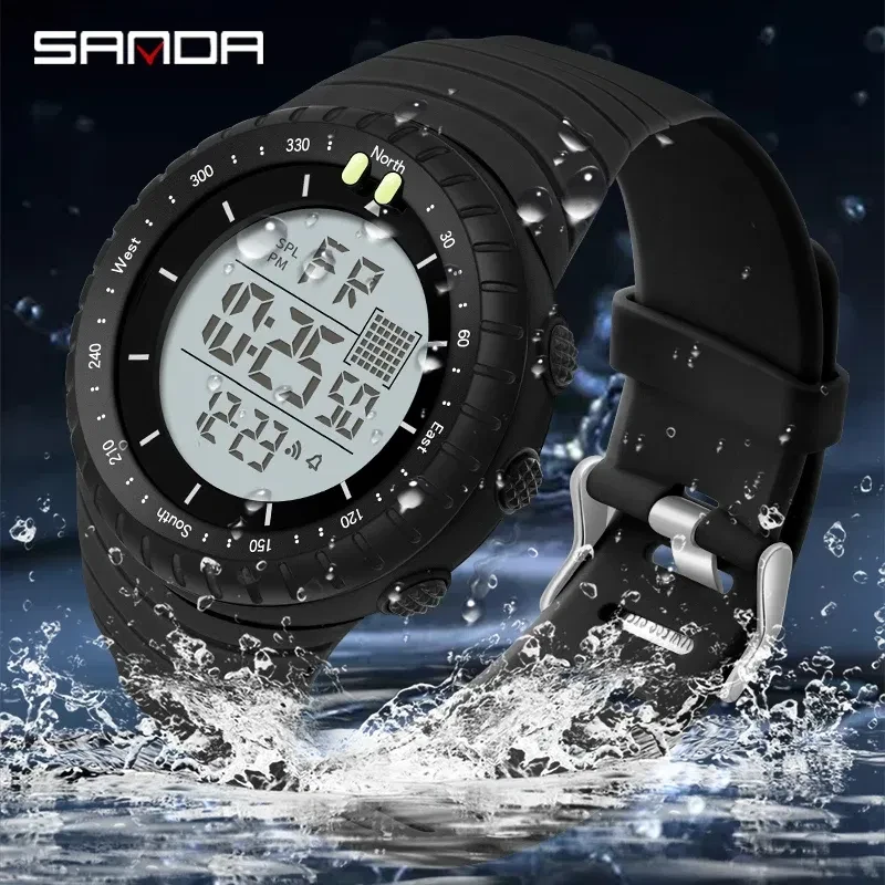 Color: Multicolor - SANDA  Top Brand G style Military Sport Outdoor Watches Men LED Digital Waterpr