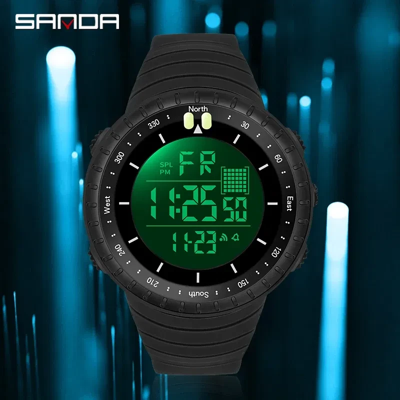 Color: Multicolor - SANDA  Top Brand G style Military Sport Outdoor Watches Men LED Digital Waterpr
