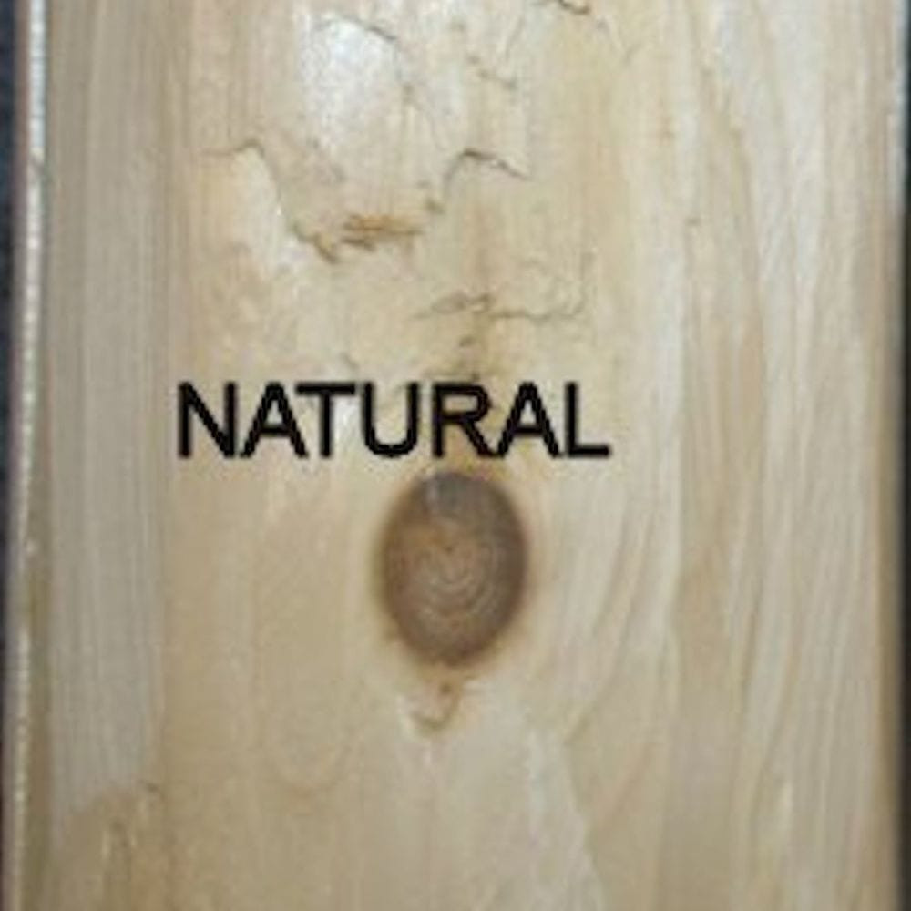 Natural Unfinished Post Cedar Log Twin Bed