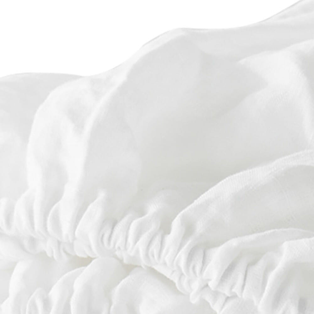 Four Piece Ivory Linen Sheet Set