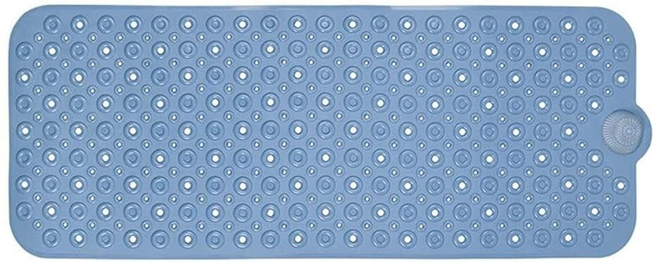 40" Blue Bubbles Non Slip Bathtub Mat