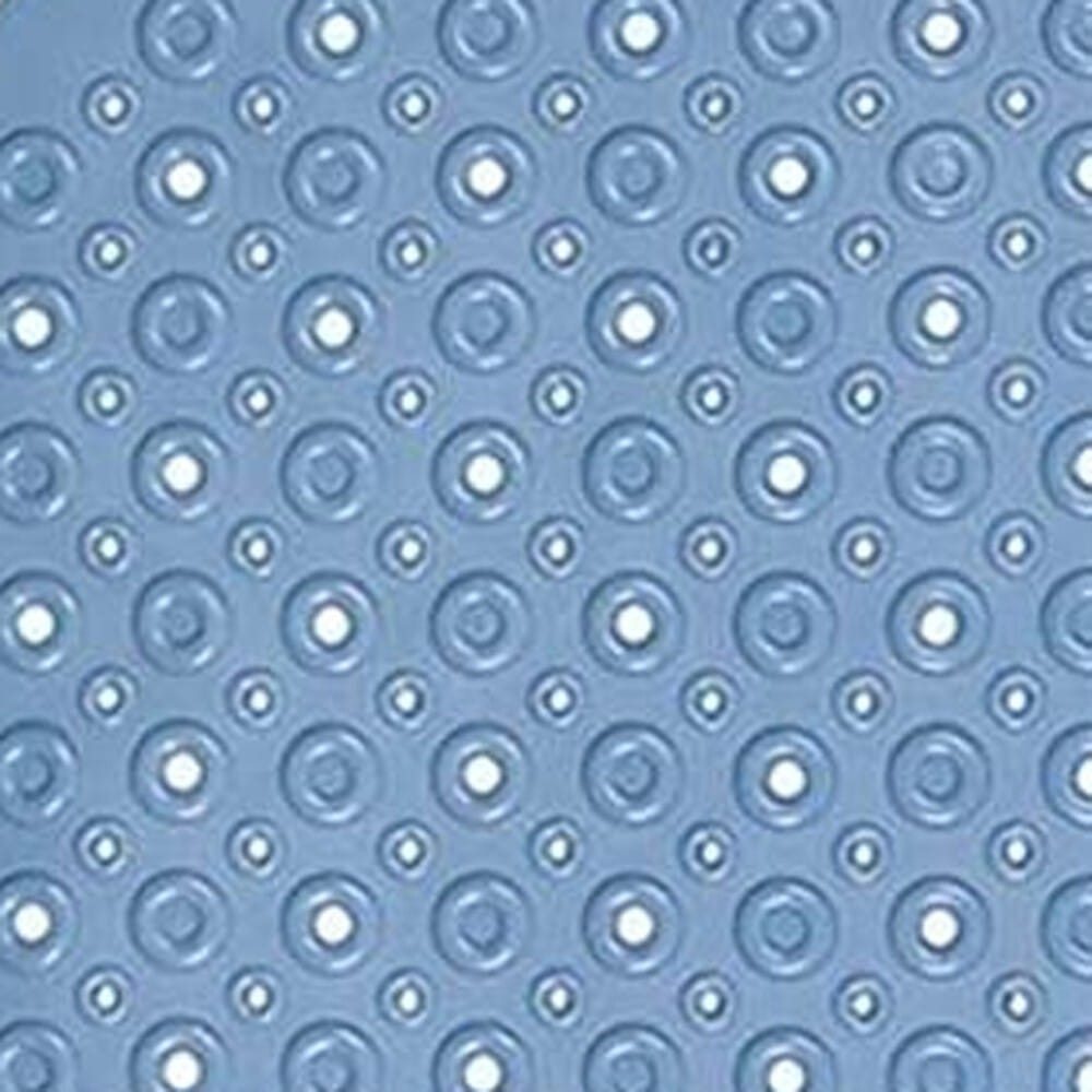 40" Blue Bubbles Non Slip Bathtub Mat