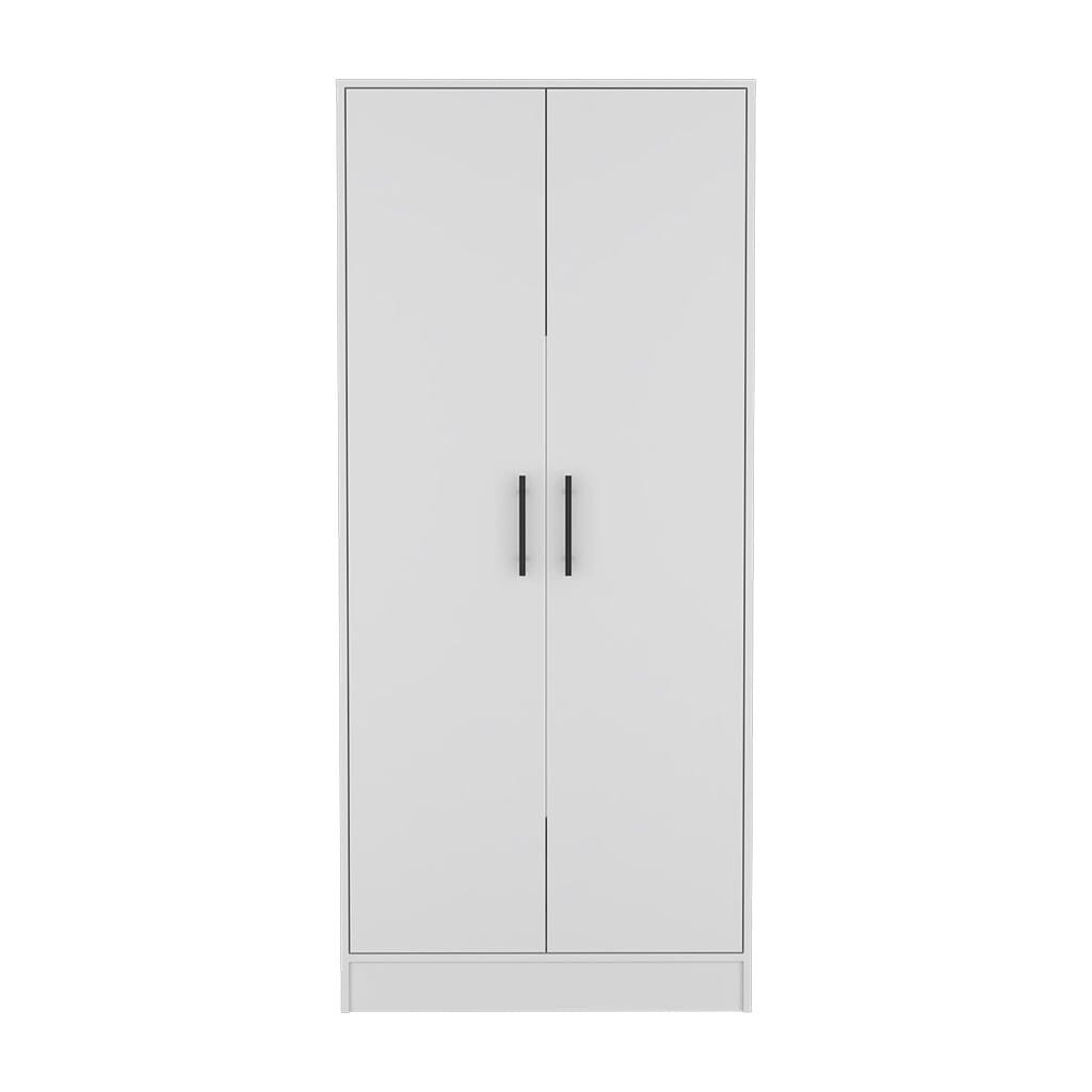 Two Piece White Bedroom Set