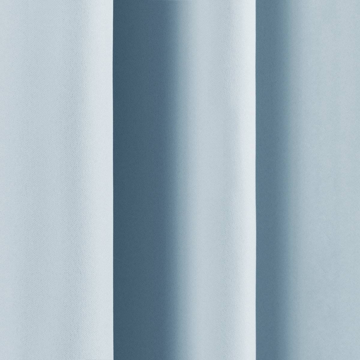 52 x 63 inch Solid Light Blue Thermal Blackout Curtain Panels - Set of 2