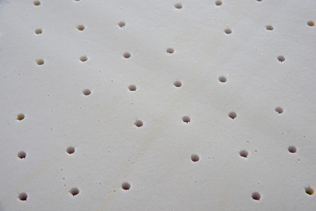 6" White Full Aloe Vera Infused Memory Foam Mattress