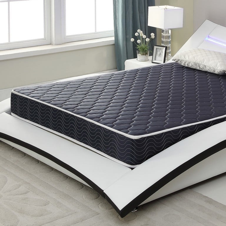6" Navy Blue Twin Memory Foam Water Resistant Mattress