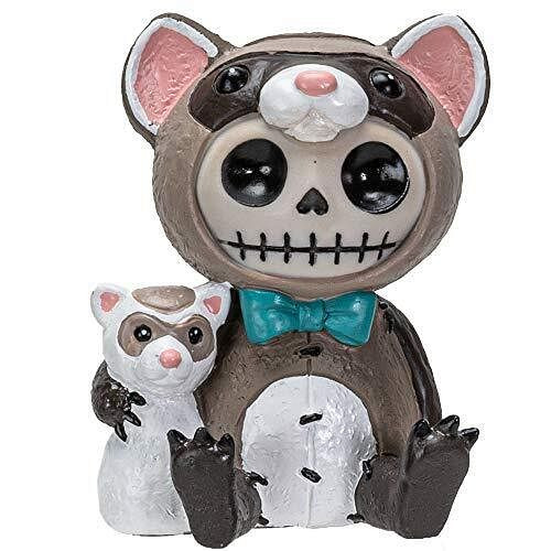 Furrybones Ferris Figurine Skeleton in Ferret Costume