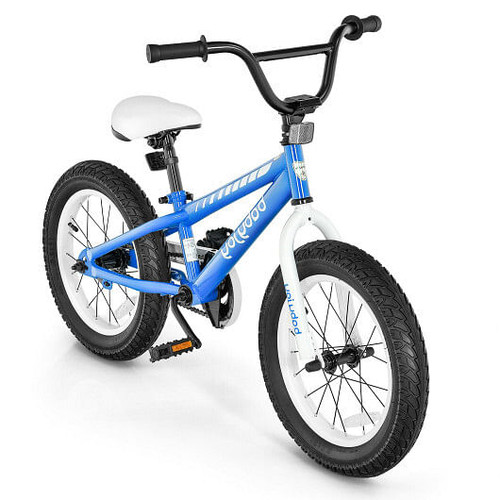 16 Inch Kids Bike Bicycle with Training Wheels for 5-8 Years Old Kids-Blue