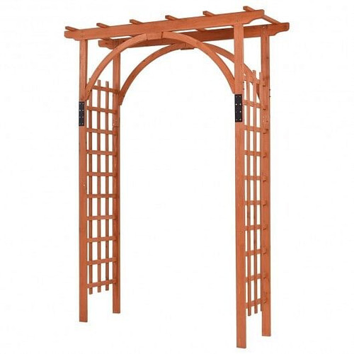 Garden Archway Arch Lattice Trellis Pergola for Climbing Plants and Outdoor Wedding Bridal Decor