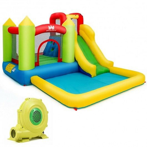 Outdoor Inflatable Bounce House with 480 W Blower