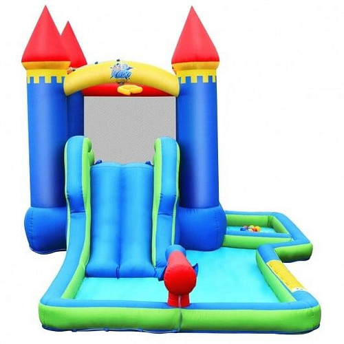 Kids Inflatable Bounce House Water Slide without Blower