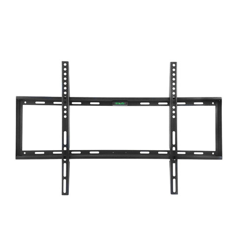 MegaMounts Smooth Black Matt Finish Fixed Television Mount for 26 - 55 Inch Plasma/LCD/LED Televisi