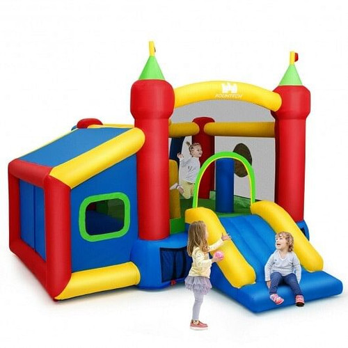 Inflatable Bounce House Kids Slide Jumping Castle without Blower