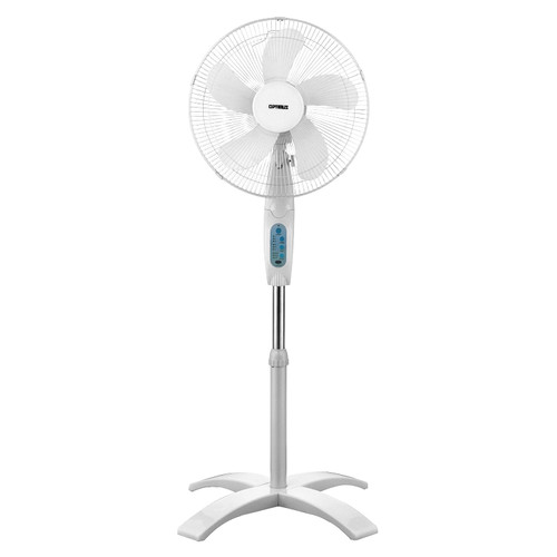 Optimus 16 in. Wave Oscillating 3-Speed Stand Fan with Remote Control