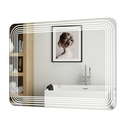 3 Tone LED Touch Sensor Wall Mounted Bathroom Mirror