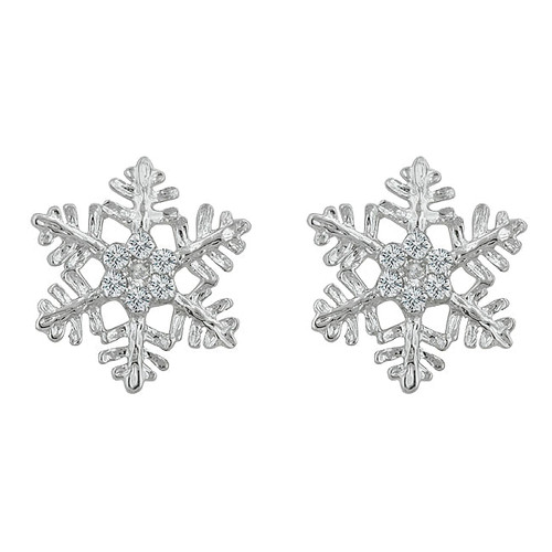 Snowflake Stud Earrings