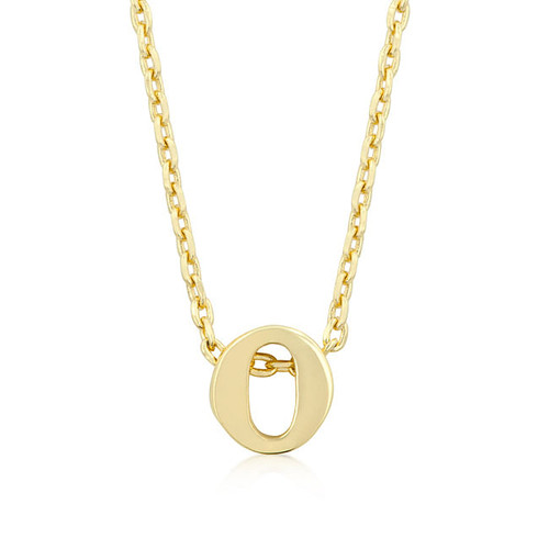 Golden Initial O Pendant