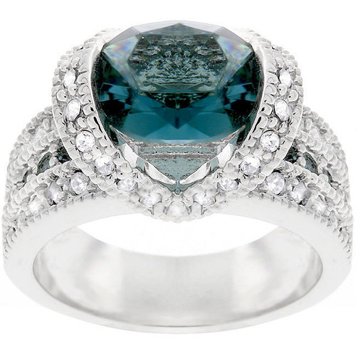 Ovaline Blue Ring