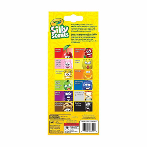 Crayola Silly Scents Colored Pencils 12 ct