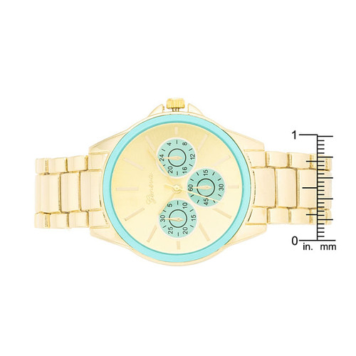 Chrono Gold Metal Watch (2)