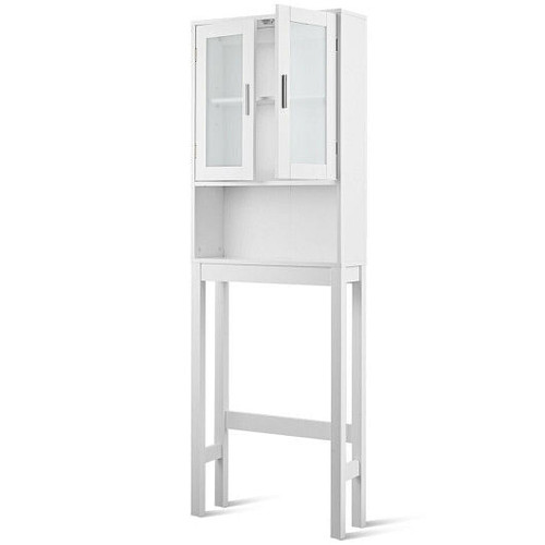 Over the Toilet Bathroom Storage Cabinet with Adjustable Shelf