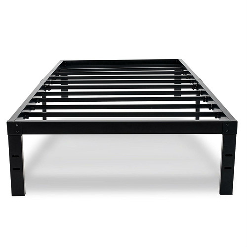 Twin XL College Dorm Heavy Duty Black Metal Platform Bed Frame