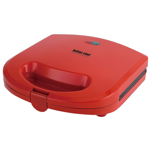 Better Chef Electric Nonstick Waffle Maker in Red