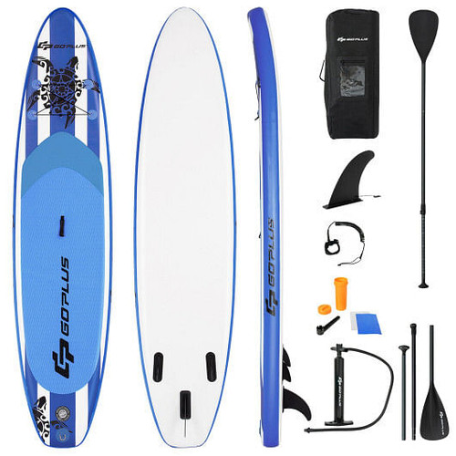 10.6 Feet Inflatable Adjustable Paddle Board with Carry Bag