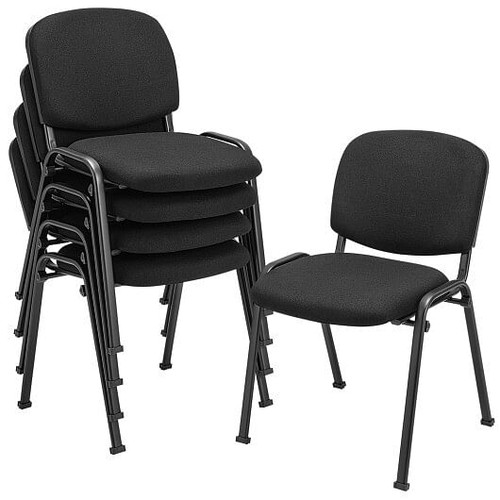 5 Pieces Elegant Conference Office Chair Set for Guest Reception-Set of 5