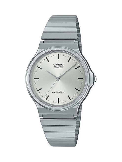 Casio Analog Watch w/ Stainless Steel Band