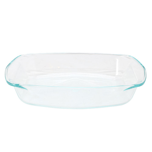 Soho Lounge Carnegie Hill 16 inch x 11 Inch x 3.1 Inch Tempered Glass Multi-Purpose Pan with Built-