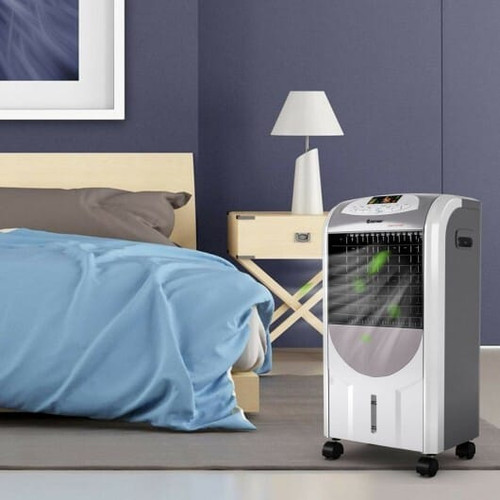 Portable Air Cooler Fan with Heater and Humidifier Function